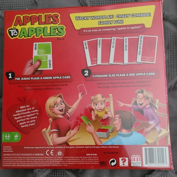 Mattel Apples to Apples Game - Picture 2 of 4